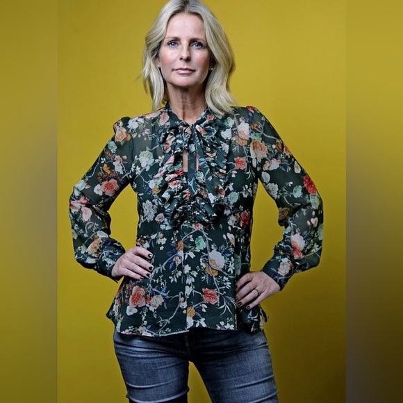 Zara Chiffon Blouse - Picture 1 of 7
